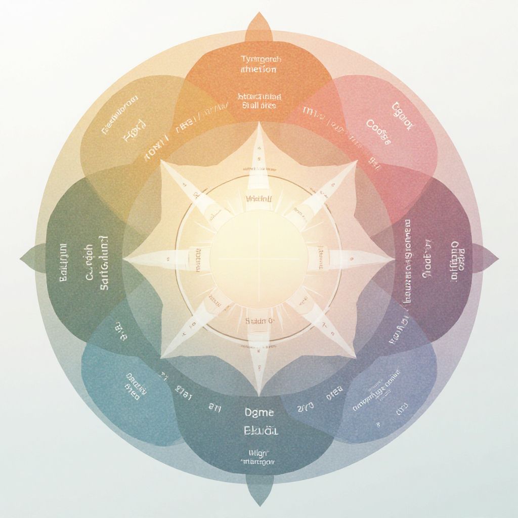 Methodology diagram with gentle growth cycle